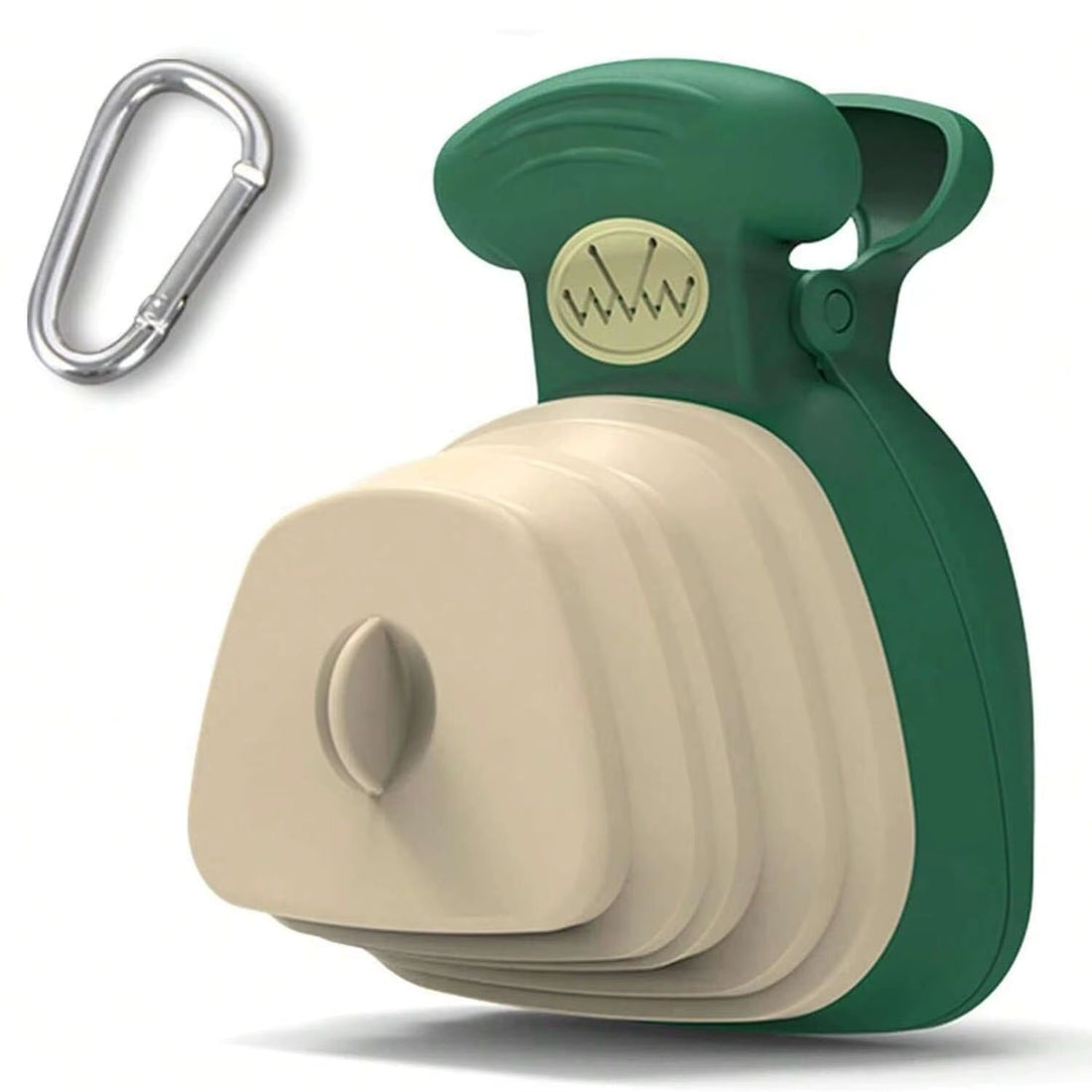 Pooper Scooper, Portable and Handheld Size for Walking Large and Small Dogs outside Yard or Travel Outdoors, Pup Poop Scoop With